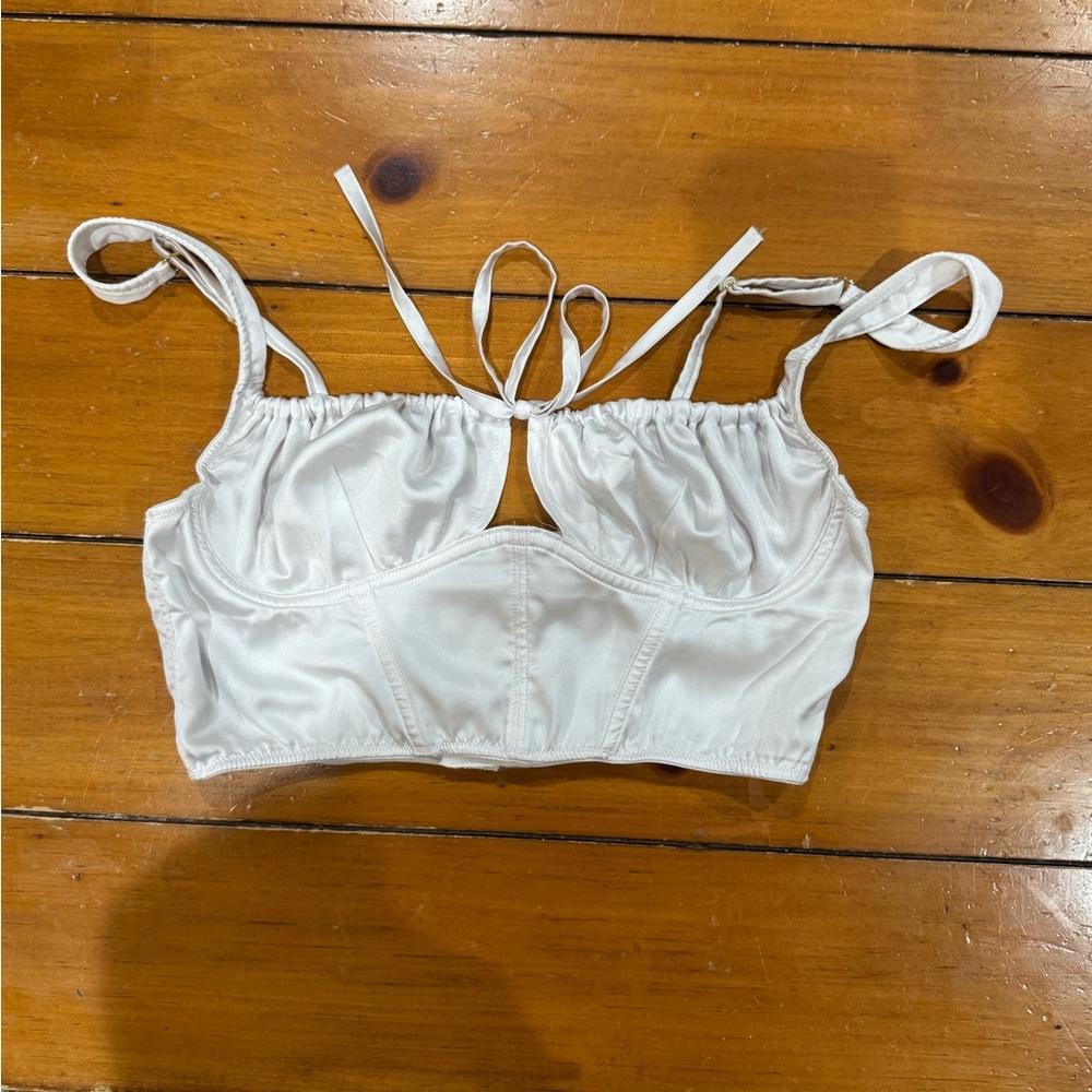 Victoria's Secret White Crop Top
